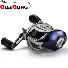 GLEEGLING левая/правая катушка для рыбалки 6,3: 1 наживка для ловли нахлыстом Рыболовные катушки магнитный тормоз Moulinet Mouche