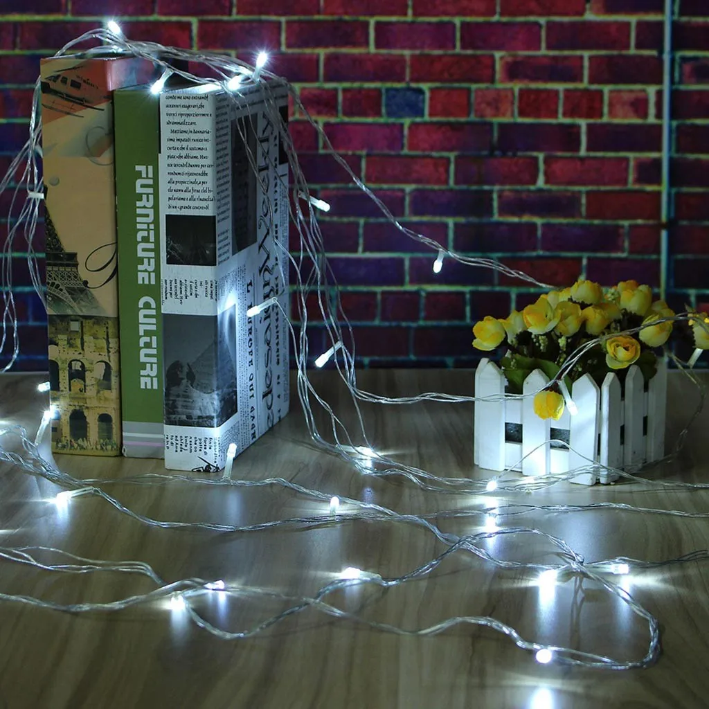 10 Meters100 LED For Patio Garden Holiday Party Xmas Tree Wedding Decoration String 220V European Regulations Dropship#101038