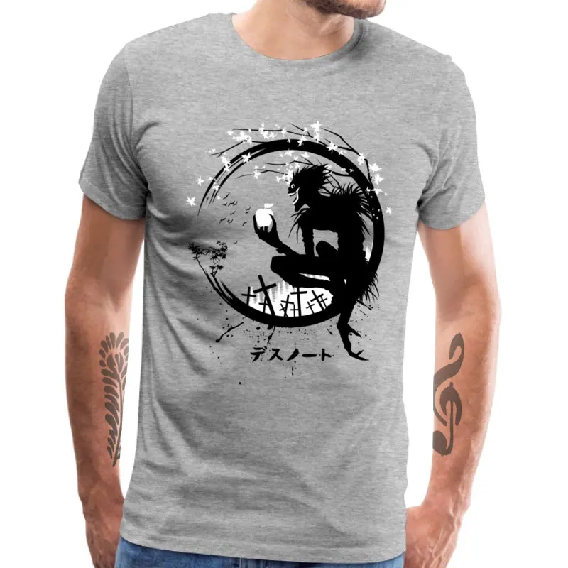Circle_Note_545 Latest Men's T Shirt Round Neck Short Sleeve 100% Cotton Tops Shirts Casual Clothing Shirt Free Shipping Circle_Note_545 grey