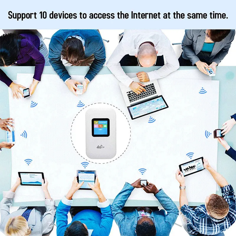 TIANJIE разблокированный мини/беспроводной/Портативный 3G/4G Карманный Wifi роутер мобильный WiFi точка доступа LTE 150 Мбит/с WiFi роутер со слотом для sim-карты