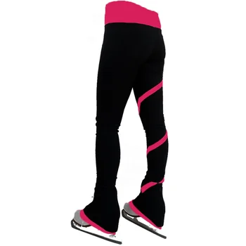 

Tights Long Figure Skating Pants Outdoor Kids Childrens Warm Flannelette Training Competition Soft Abrasion Resistant Windproof