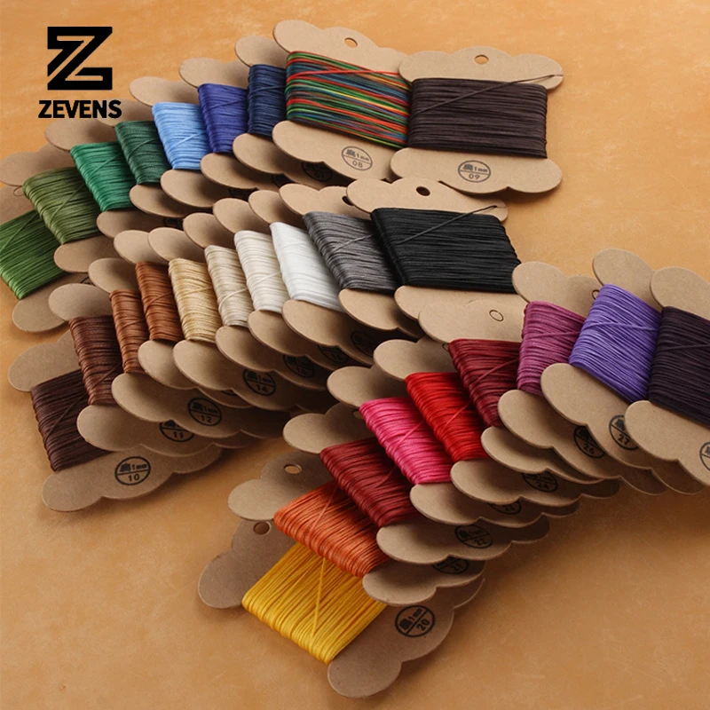 Waxed Thread Sewing Leather Leather Flat Waxed Thread Wax Thread