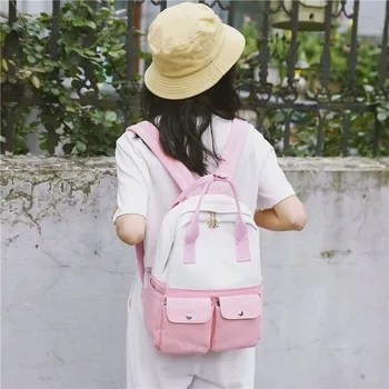 

2020 new women's backpack Korean version of the wild lady backpack fashion simple backpack