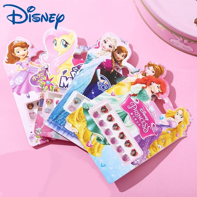 Children Frozen Elsa Anna Makeup Toy Nail Sticker Disney Snow White Princess Sofia Mickey Minnie Kids Sticker Girls Gift 5
