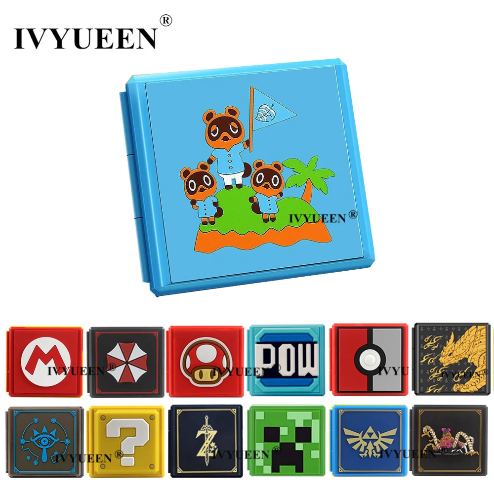 IVYUEEN 17 Colors for NintendoSwitch Lite NS Premium Game Cards Storage