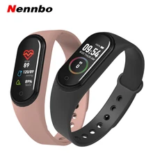 M4 смарт-браслет напульсники давление/пульсометр/монитор здоровья сна/шагомер водонепроницаемый спортивный Браслет фитнес-трекер