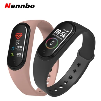 

M4 Smart Band Wristbands Pressure/Heart Rate/Sleep Health Monitor/Pedometer Waterproof Sports Bracelet Fitness Tracker