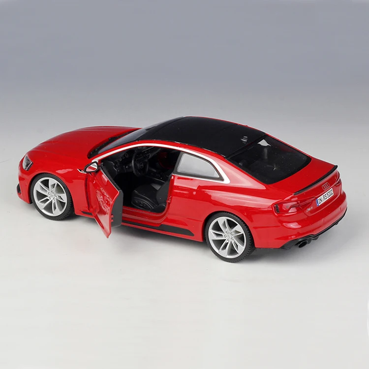 Maisto Bburago 1:24 Aud RS5 Coupe красный зеленый металлический гоночный автомобиль играть коллекционные модели спортивных автомобилей игрушки для подарка