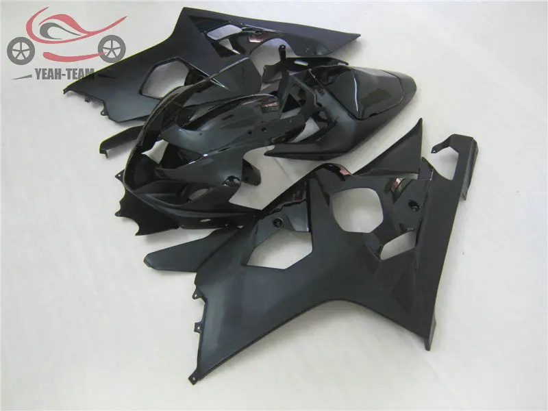 Высокое качество ABS Обтекатели набор для Suzuki GSXR600 2004 2005 GSX R750 K4 04 05 GSXR 600 750 матовый черный мотоцикл обтекатель части