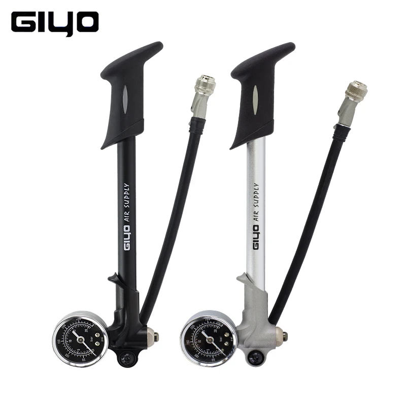 GIYO GS 02D складной 300psi высокого давления велосипед воздушный Шок насос с рычагом и