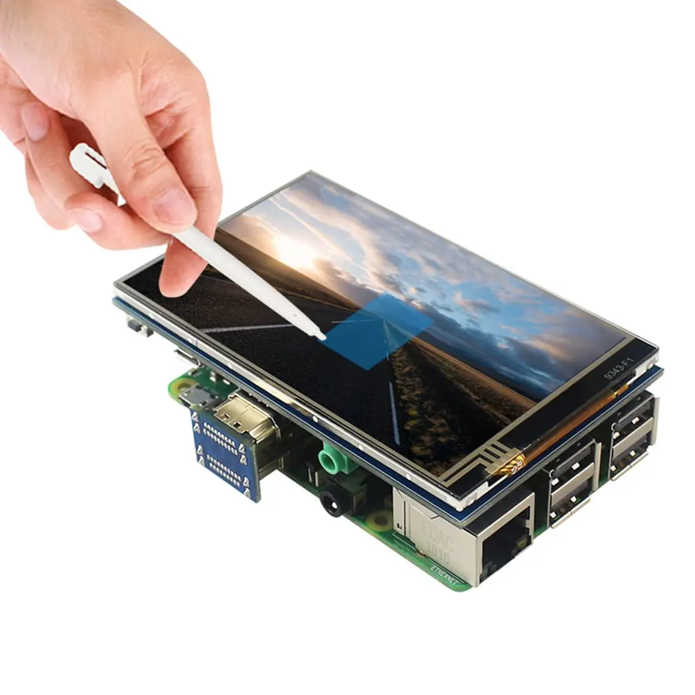 5 дюймовый ЖК HDMI сенсорный экран дисплей TFT модуль светодиодной панели 800*480 для Raspberry Pi 4 Модель B 3B+/3B/2B/B