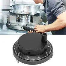 Маховик генератора 5 в 80 мм 6Pin импульсный генератор станка с ЧПУ Черный маховик 100PPR ручной импульсный генератор Поворотный энкодер