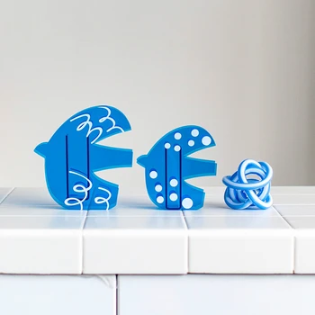 

Transparent Vase Flying Bird Shape Acrylic Dried Flower Botter Decoration Flower Decoration Adorable Printing 1PC