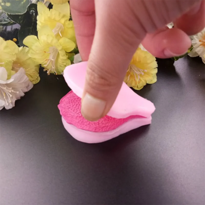 Орхидея лепесток листьев вены Дизайнер DIY Форма для полимерной глины жидкость