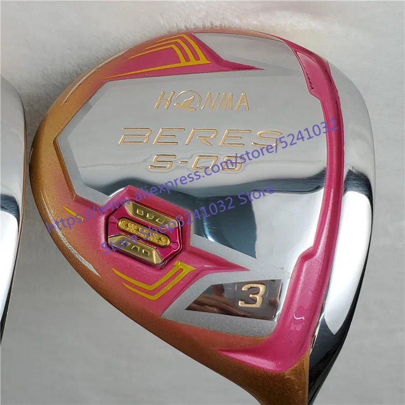 Клюшки для гольфа Хонма S-06 4 звезды Compelete клубный набор драйвер 3/5 fairway Wood графитовая клюшка для гольфа