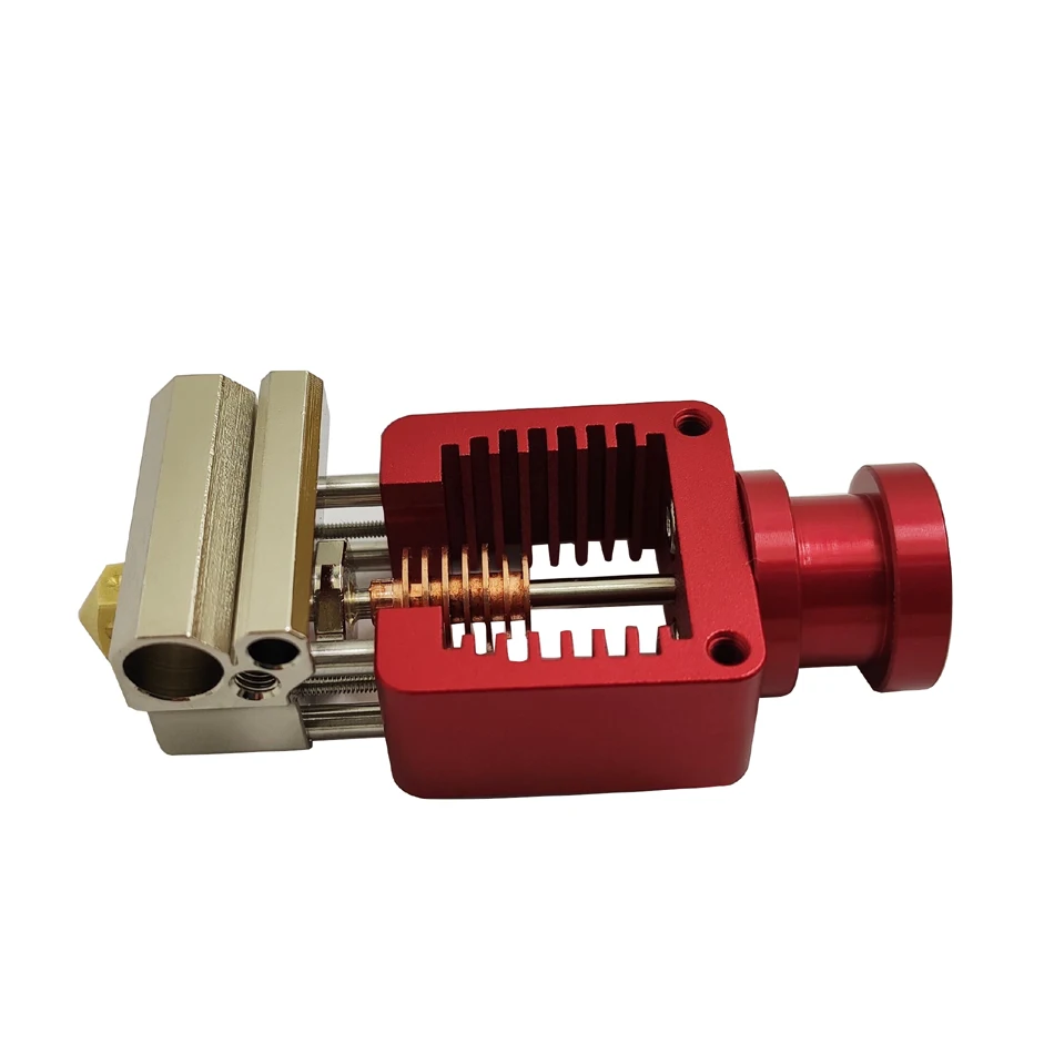 Red Crazy Hotend Cloned Mosquito Hot End V6 Plated Copper Nozzle For Ender 3 CR10 Prusa I3 MK3S Titan / Bmg Extruder 3D Printer