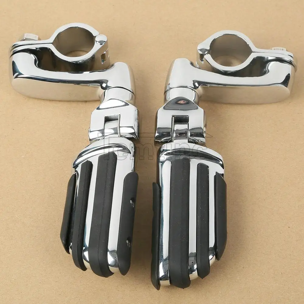 Мотоцикл 1,2" Highway Crash Bar защита двигателя подножки для Harley Street Glide Road King - Цвет: 1 Set