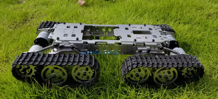 6-12 в танк умный робот танк шасси автомобиля Комплект грузовик на резиновых гусеницах для Arduino Diy робот игрушки для детей