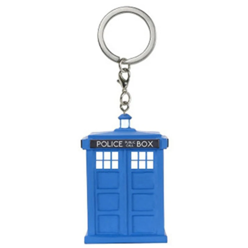 Tardis Игра престолов брелок Aharri Poter отряд самоубийц Ходячие мертвецы Dragon Ball Doctor Who брелок для ключей - Цвет: Tardis