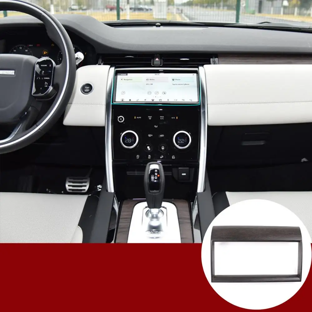 

Interior Car Accessories For Land rover Discovery Sport 2019-2020 ABS plastic Center Control Navigation Frame Cover Trim