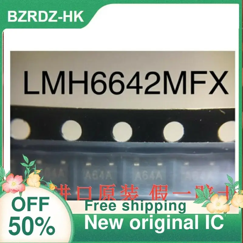 

10 шт., микросхема усилителя lmh6642mfx, зеркальная шелкография a64a