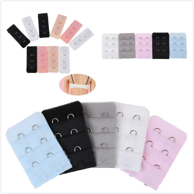 

Ladies Accessories For Underwear Extended Lengthened Belt Bra Extenders 3 Rows 2 Hooks Or 1 Rows Extension