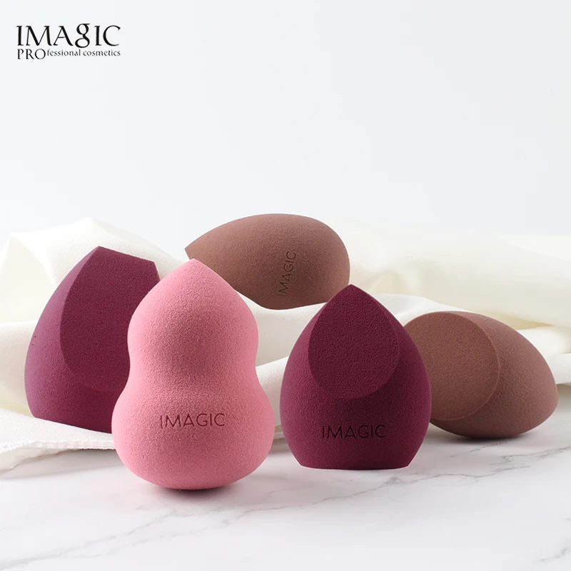 

IMAGIC Makeup Foundation Sponge Easy to Use Cosmetics Puff Powder Beauty Make up Sponges High Quality Portable Cosmetic Tools