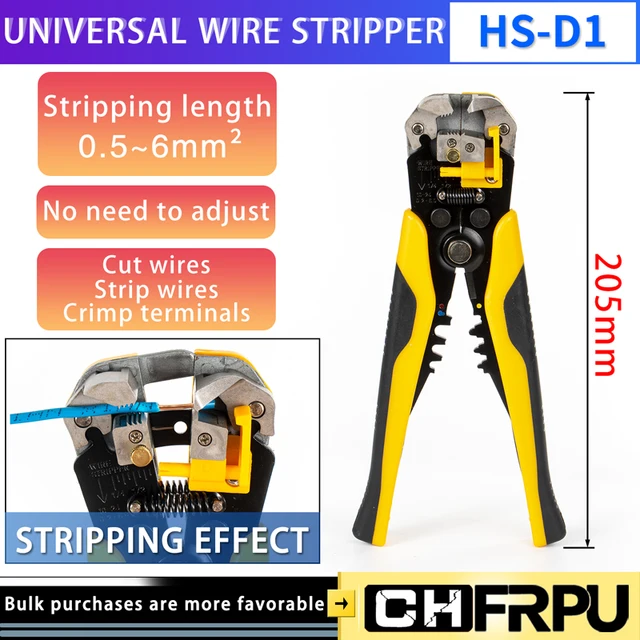 wire connect 400/415/750/900pcs-BOX Crimping tool Insulated connector Terminal Crimp Terminator cold pressed insulated terminal Wire Stripper(HS-D1)