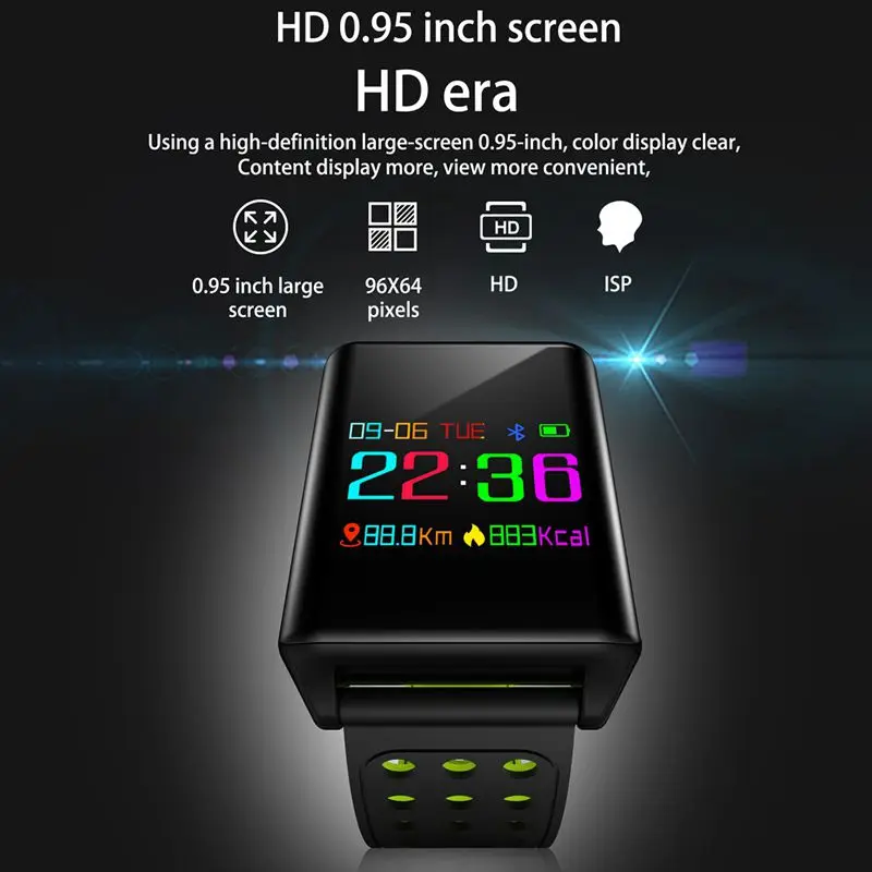 M7 цветной oled-экран спортивный смарт-браслет IP67 водонепроницаемый поддержка сердечного ритма кровяное давление предометр Смарт-часы для подарков