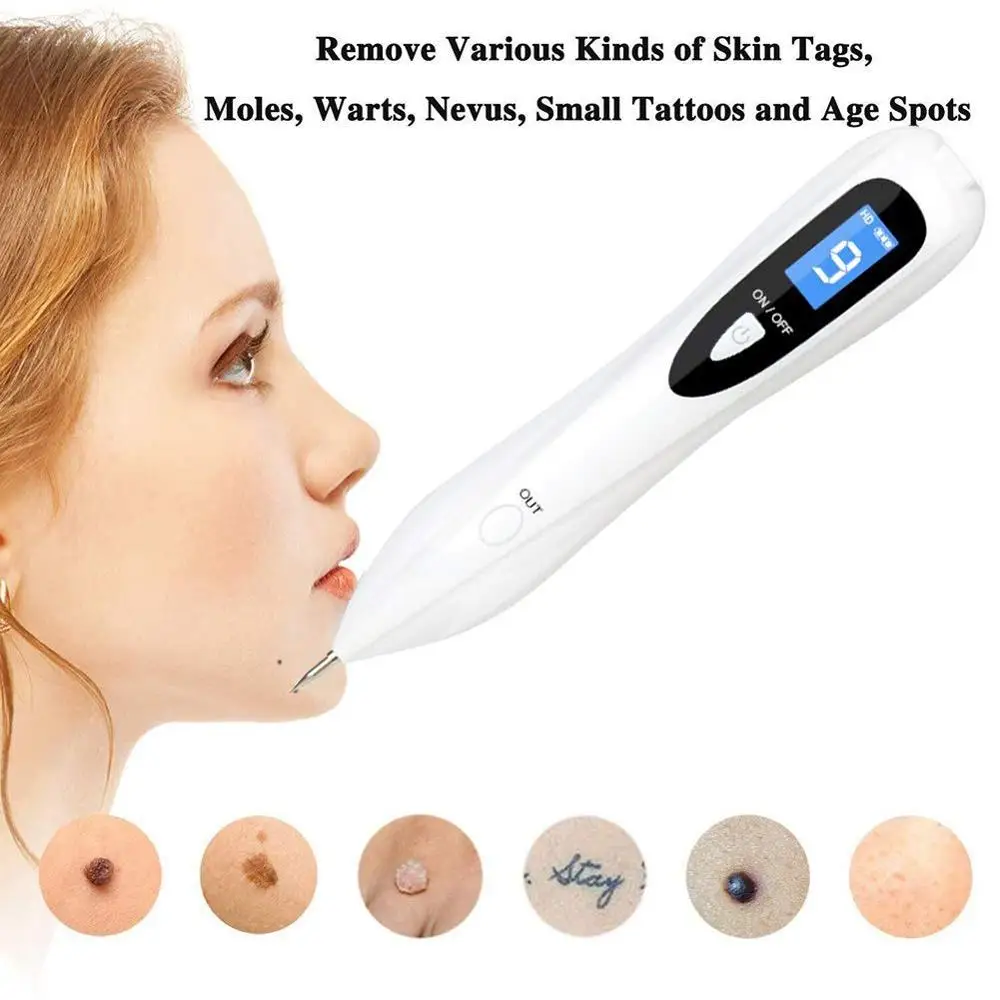 

Portable- USB Rechargeable Skin Tag Remover Pen Pro for Warts Age Spots Tattoo Nevus Dark Spot Pen Women Skin Care Tool