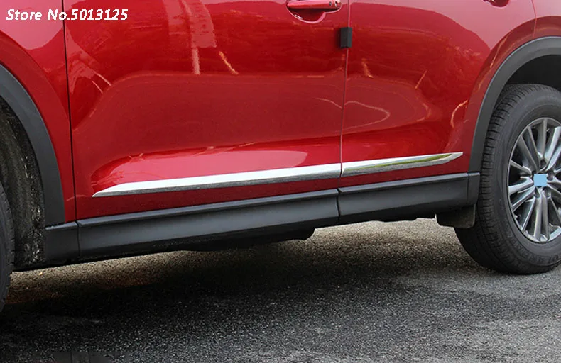 Боковая сторона кузова Обшивка двери Накладка молдинга поток панель бампер молдинги для капота для Mazda CX5 CX-5 автомобильные аксессуары