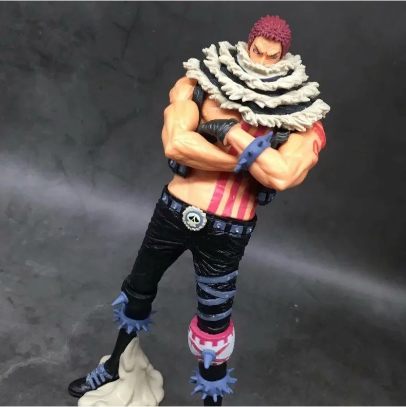 NEW Anime One Piece Charlotte Katakuri PVC Action Figure Collectible Model Toy Gift for children toys 24cm | Игрушки и хобби