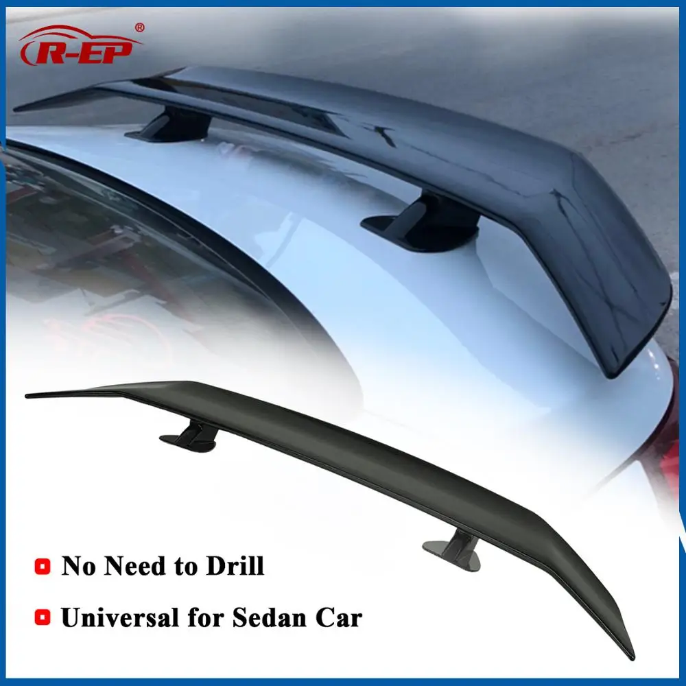 Car Spoiler Universal Wing Racing Sedan Wings Car Tail Exterior Trim