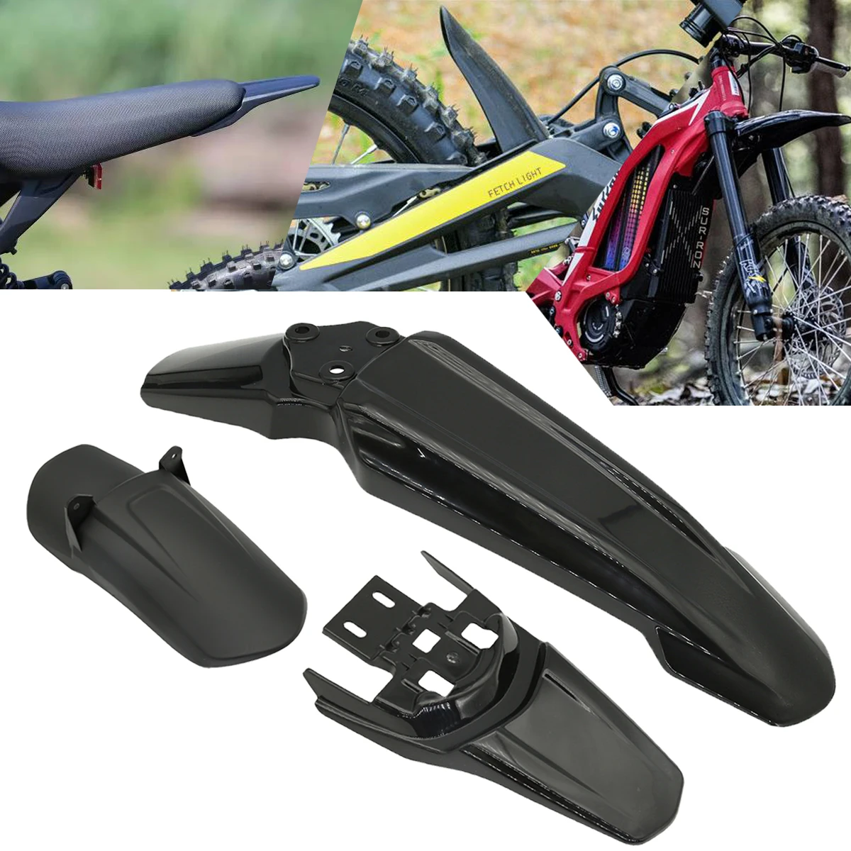 Parafanghi Anteriori E Posteriori In Plastica Per Surron Light Bee & Light Bee X & S Sur-Ron Parafanghi Per Moto Fuoristrada