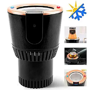 

Portable Smart Auto Car Cup Drinks Holder for Water Coffee Beverage Milk with Display Temperature Heater Cooler