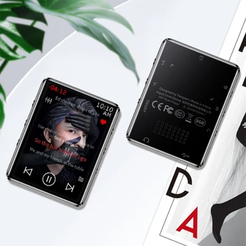 

X60 MP3 Music Player, Portable Lossless Sound MP4 Bluetooth Player, FM Radio/Voice Recorder/E-Book/Video Black 16GB