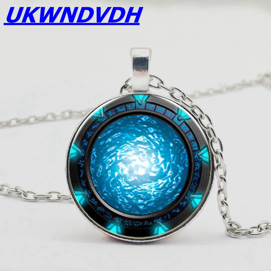 

Atlantis Bump Glass Pendant Necklace Punk Style Fashion Necklace