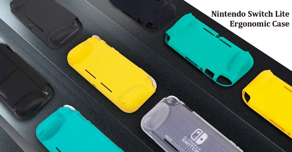 Силиконовый чехол CHINFAI для shand Switch Lite, мягкий эргономичный Нескользящий Резиновый защитный чехол-подставка для NS Lite, мини-консоль