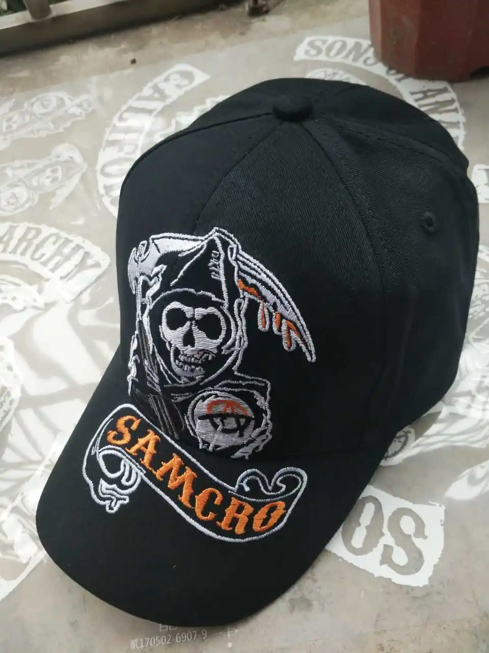 SAMCRO бейсболка SOA Sons of anarchia Череп Вышивка Повседневная бейсболка шапка модная Высококачественная гоночная мотоциклетная спортивный головной убор