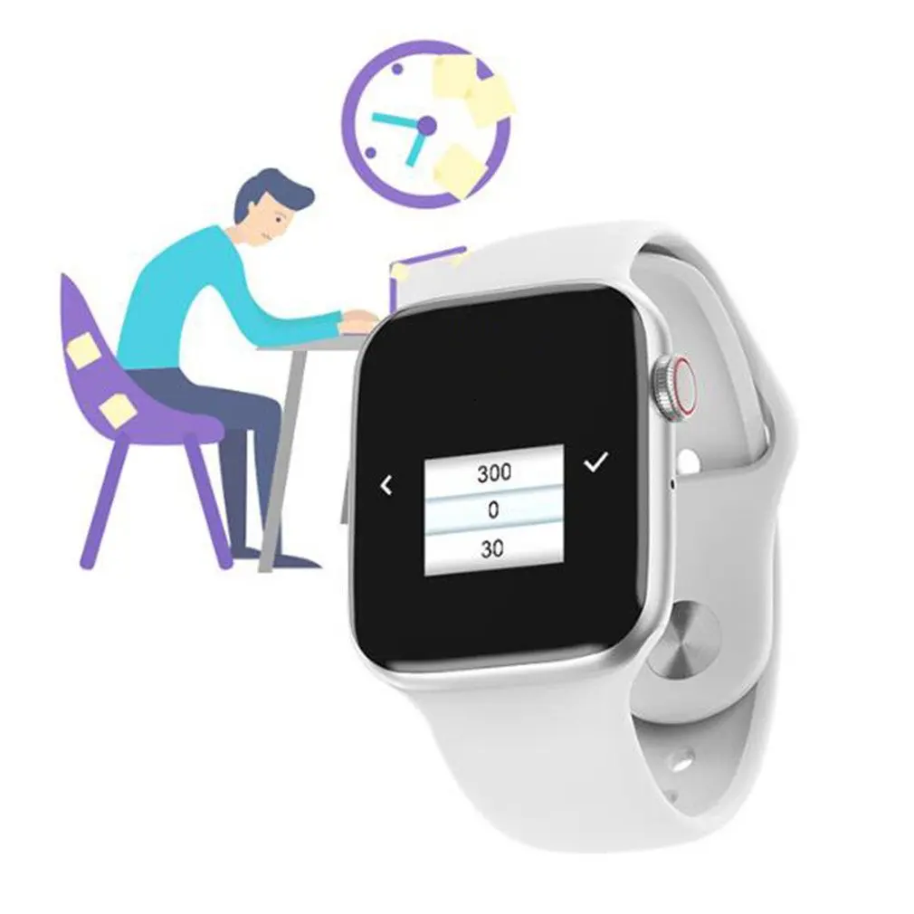 W34 Smart Bracelet Watch Call Heart Rate Electrocardiogram Monitoring Step Movement Full-Touch Large Screen