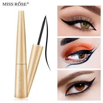 

MISSROSE Matte Smudge Lasting Black Eyeliner Quick-Drying Feather Pen Eyeliner Liquid Natural Long Lasting Waterproof Liquid Eye