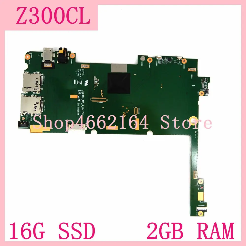 Z300CL motherboard 16G SSD 2GB RAM Z3560 CPU Mainboard Für ASUS Z300CL Laptop motherboard Z300CL mo