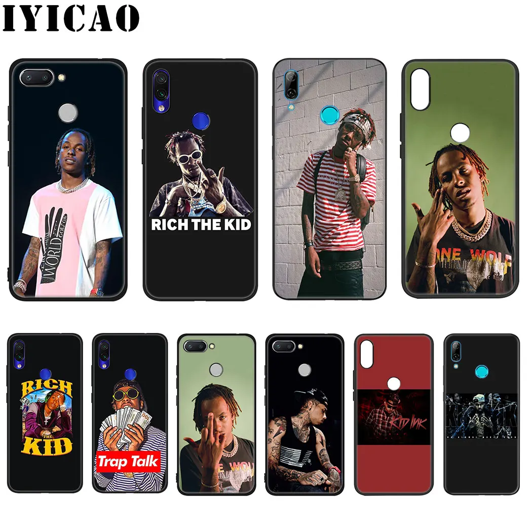 IYICAO реперские кепки Rich the Kid Мягкий силиконовый чехол для Xiaomi Redmi Go S2 K20 6 Pro 8A 7 7A 6A 5A 4A