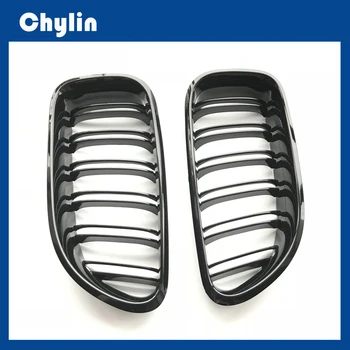 

2PCS 2-Slat ABS Gloss Black Kidney Racing Grille For BMW 2012 2013 2014 2015 2016 2017 M6 640i 650i F06 F12 F13 Car accessories