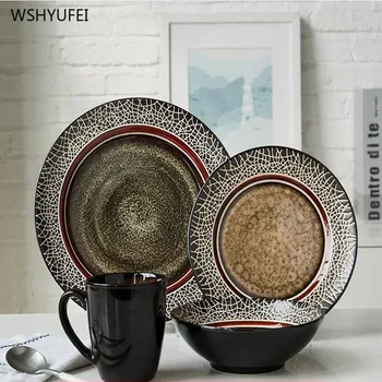 

1pcs ceramic western food fruit salad nut snack plate bread pastry sauce bowl wedding gift buffet tableware kitchen supplies