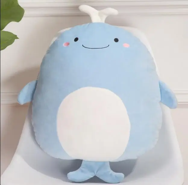 45cm cute dinosaur plush animal panda pig lion fox plush toy Toys For Children Girl Pillow Birthday Gifts - Цвет: Серый