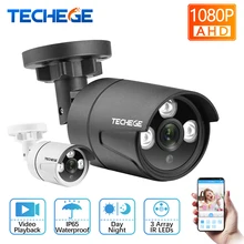 Techege HD 1080P AHD камера CCTV пуля камера Водонепроницаемая ИК ночного видения 2400TVL камера безопасности для AHD камеры системы