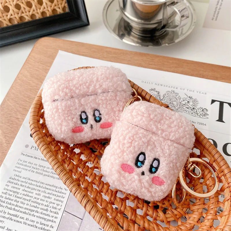 Stagione Invernale Per Apple Airpods 1 2 Pro Custodia Cute Plush Ball Airpods 2 Cover Accessori Per Cani Con Portachiavi Per Airpods Pro Case