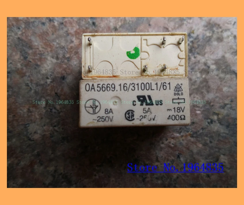 

OA5669.16/3100L1/61 18V relay 400