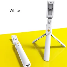 K07-frontera Bluetooth Selfie Stick con trípode desmontable Control remoto 270 ° portátil Selfie palillo